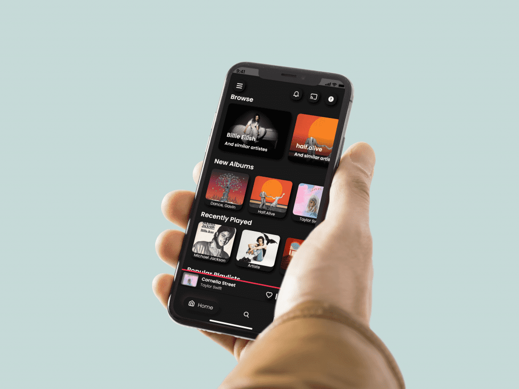 Neumorphic Music App